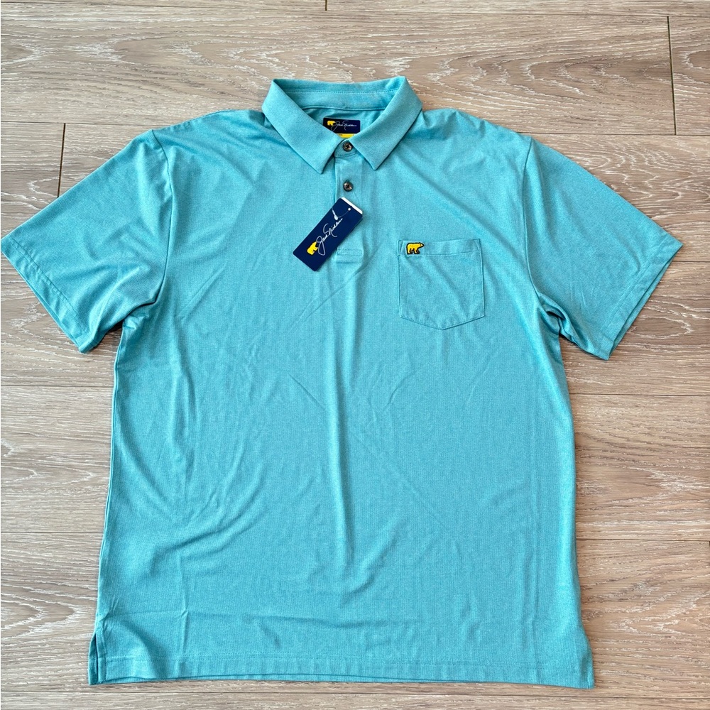 Jack Nicklaus L Blue Polo Shirt